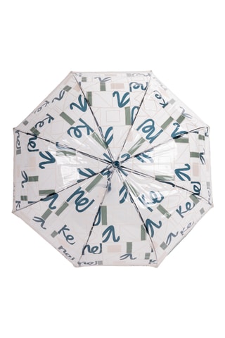 Parapluie pliable - Beige et bleu