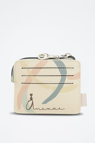 Porte-cartes - Beige et vert