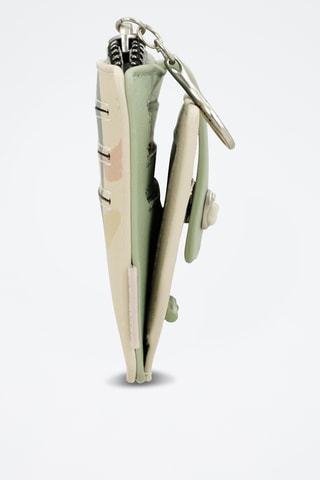 Porte-cartes - Beige et vert