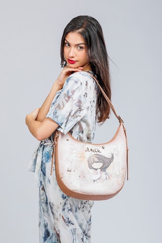 Sac porté épaule - Beige