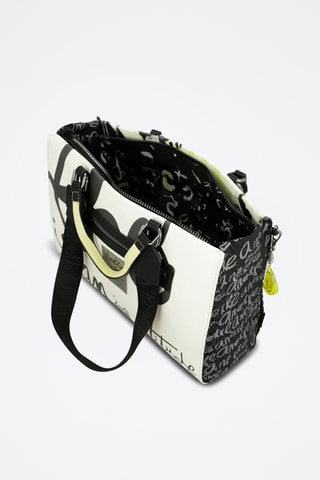 Sac porté épaule - Noir et blanc