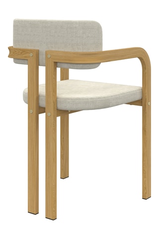 6 fauteuils Elsa - Beige - Polyester