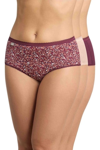 3 culottes Cotton - Bordeaux