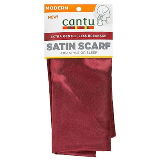 Turbante de satén - Cabello rizado y encrespado