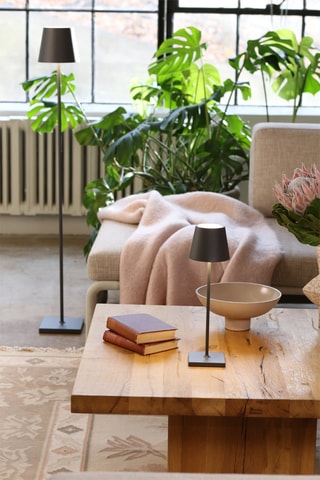 Lampe à poser LED Poldina - Gris foncé - 2,2 W