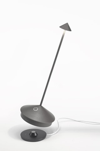 Lampe à poser LED Pina - Gris foncé - 3 W