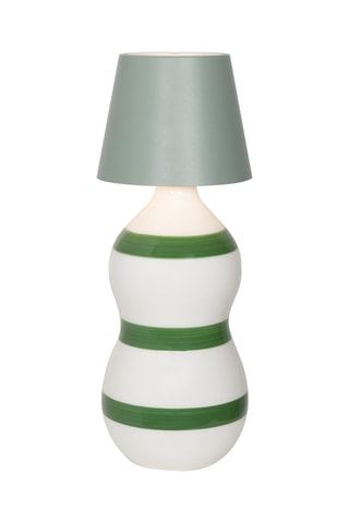 Lampe à poser LED Poldina Stopper - Vert sauge - 2,2 W