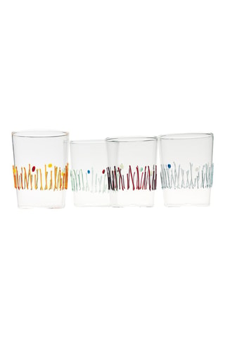 4 verres à eau en verre borosilicate Quattro Stagioni - 40 cl