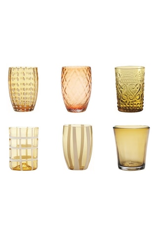 6 verres à eau Melting Pot - 38 cl