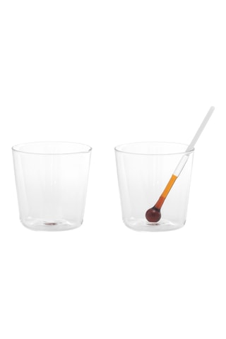 2 verres à cocktails et cuillère mélangeuse Spritzometro - 38,5 cl