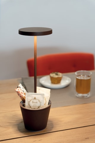Lampe à poser LED Poldina Reverso - Marron - 2,2 W