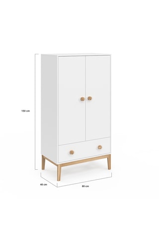 Armoire 2 portes - 150 x 80 x 48 cm