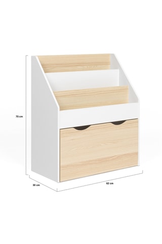 Meuble de rangement 1 tiroir - 70 x 62 x 30 cm