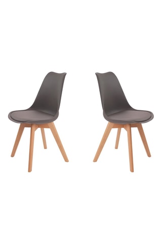2 chaises Suedia - 40 x 80 x 54 cm