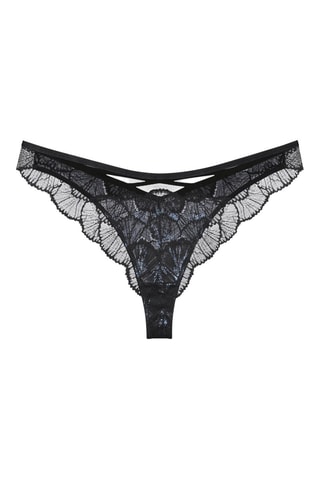 Braga brasileña Moolight Kiss - Negro