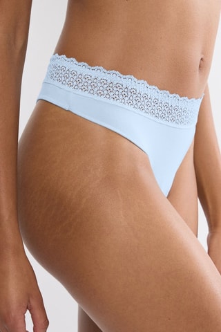 Tanga Feel of Modal - Azul claro