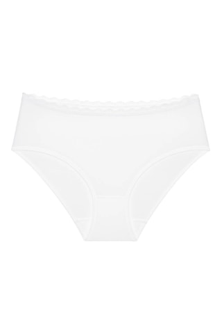 Braga de talle alto Midi - Blanco