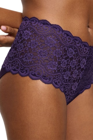 Slip Hoge Taille Maxi Amourette - Paars