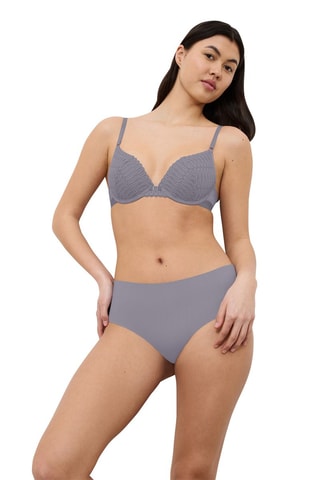 Braga de talle alto Maxi Pretty Micro - Gris