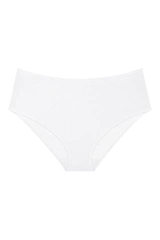 Braga de talle alto Modal - Blanco