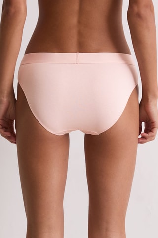 3 bragas de algodón orgánico Essentials - Rosa y celeste 