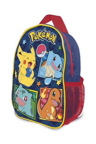 Mochila Pokémon - Azul - Rojo y azul