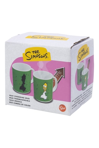 Taza termosensible de cerámica Homer Los Simpson - 32,5 cl