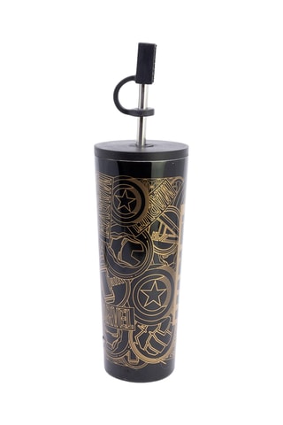 Vaso isotérmico con pajita de acero inoxidable Los Vengadores Marvel - 77 cl