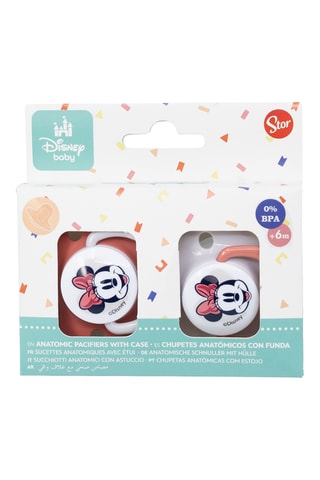 2 chupetes sin BPA Minnie Disney - Desde 6 meses