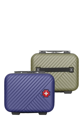Set de 2 vanity - Bleu et kaki - Bleu marine et kaki