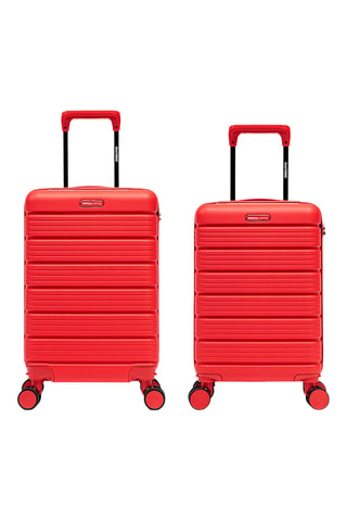 Valise cabine low-cost et valise cabine Lugano (XS/S) - 52/55,5 cm - Rouge