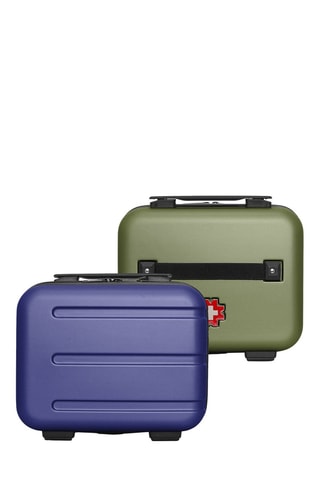 Set de 2 vanity - bleu et kaki - Bleu marine et kaki