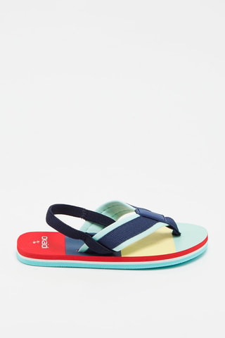 Sandalias - Turquesa y azul oscuro