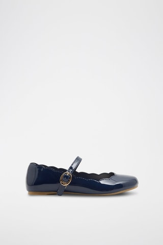 Bailarinas de piel de charol - Azul marino