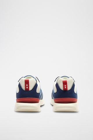Zapatillas de piel de serraje - Azul