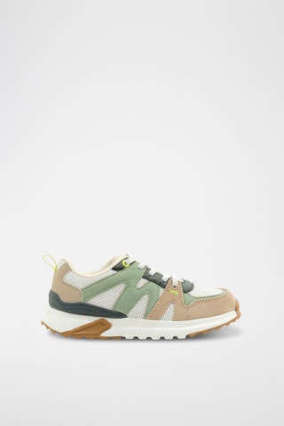 Zapatillas de piel de serraje - Verde - Okaïdi