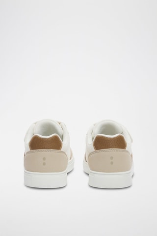 Zapatillas de piel de serraje - Beige