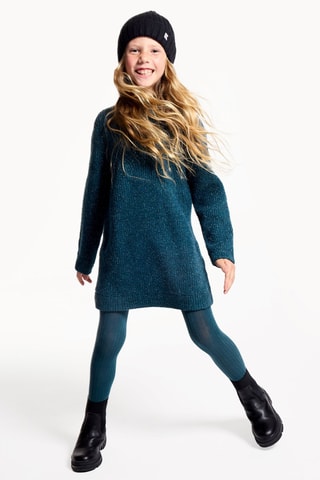Vestido jersey - Azul jaspeado - Okaïdi