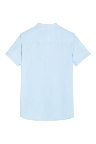 Camisa de lino - Celeste - Okaïdi