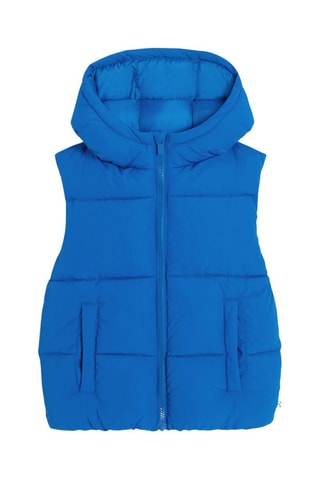 Chaleco con capucha - Azul - Okaidi