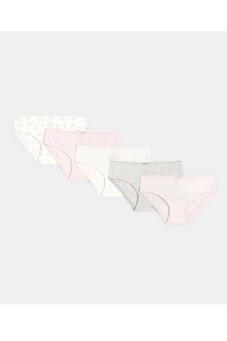 5 bragas - Rosa - Okaïdi