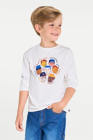 Camiseta - Crudo - Okaïdi