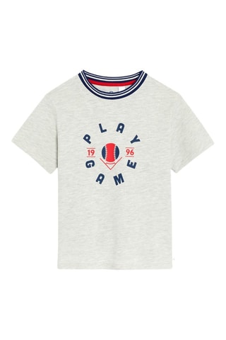 Camiseta - Gris jaspeado - Okaïdi