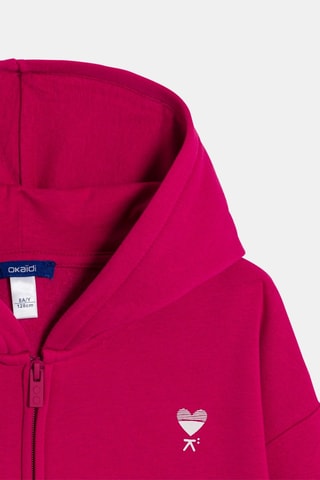 Sudadera con capucha - Fucsia - Okaïdi
