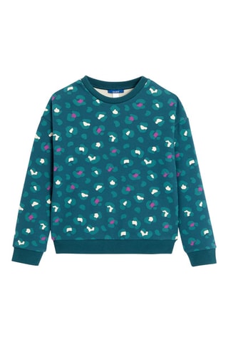 Sudadera - Azul petróleo - Okaïdi