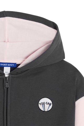 Sudadera con capucha - Gris oscuro - Okaïdi