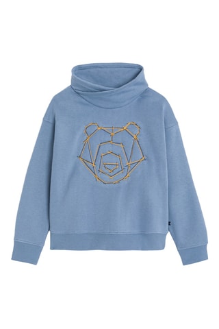 Sudadera con capucha - Azul cobalto - Okaïdi