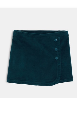 Falda pantalón de pana - Índigo - Okaïdi