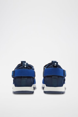 Sandalias de piel - Azul rey