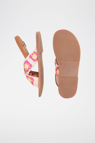 Sandalias de piel - Beige